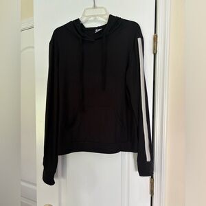 76 Black Pullover Hoodie, Size XL